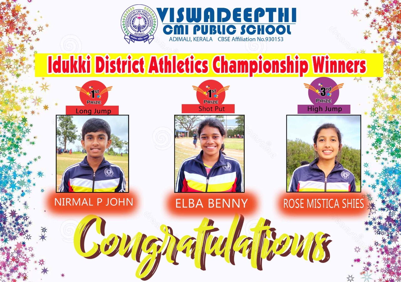 Idukki District Athletics Championship Winners